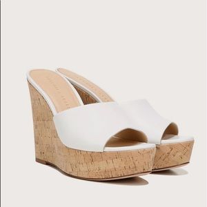 Veronica Beard Dali Wedge Slide Sandals